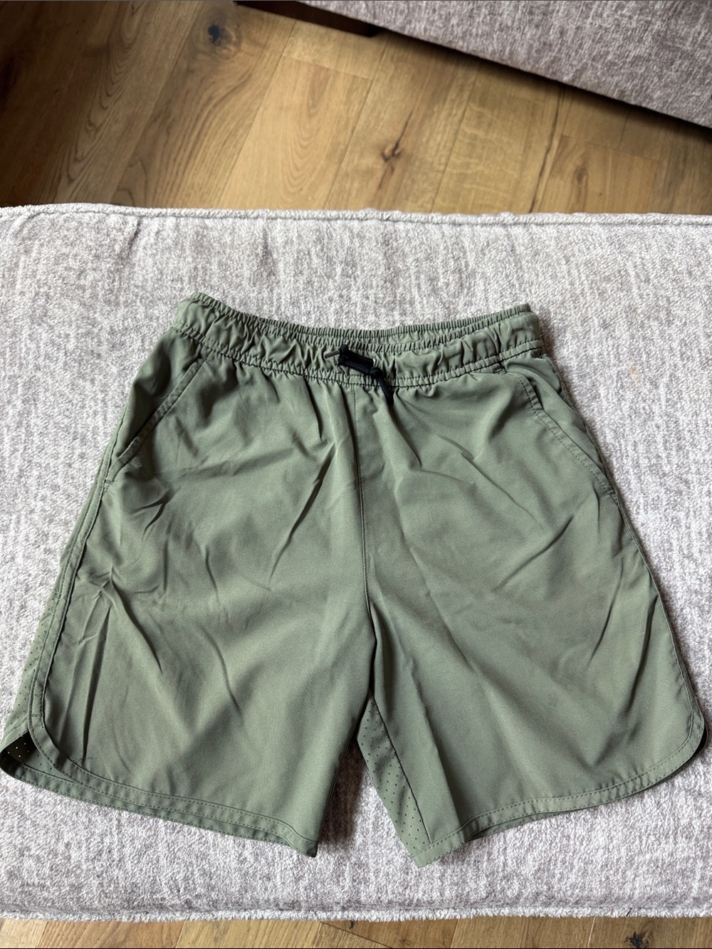 Old Navy Boys Shorts Large 10/12 Olive Green Lightweight